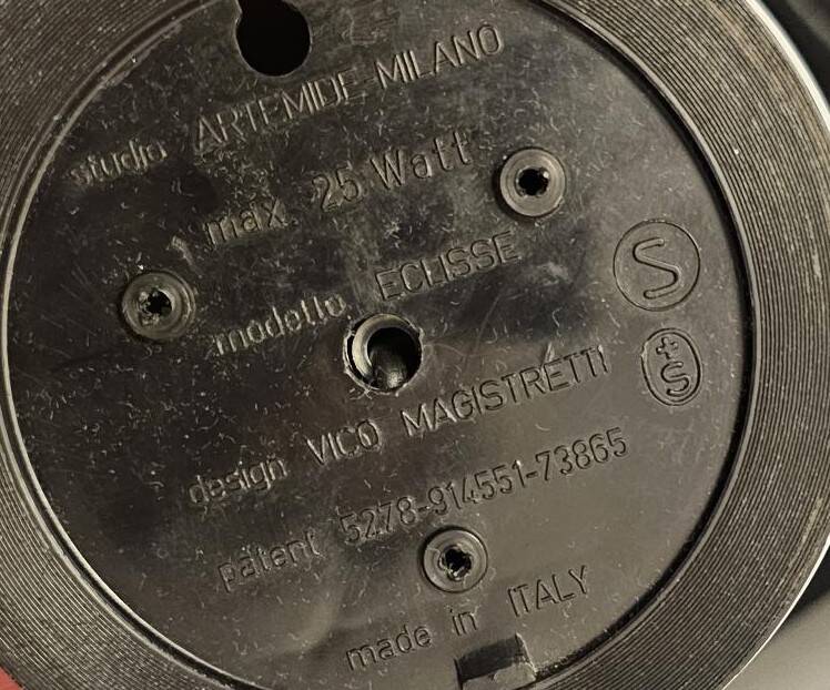 Lampe de table Artemide Eclisse par Vico Magistretti