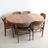 Set of 6 'Model 49' Dining Chairs by Erik Buck for Oddense Maskinsnedkeri 1960's