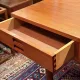 Teak desk design by Nanna Ditzel and Ed Soren Willadsen, 1955.