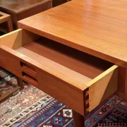 Teak desk design by Nanna Ditzel and Ed Soren Willadsen, 1955.