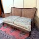 English mahogany bench from the early 20th century
