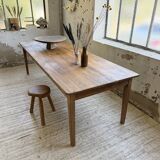 50s pine and oak farmhouse table 2.5m