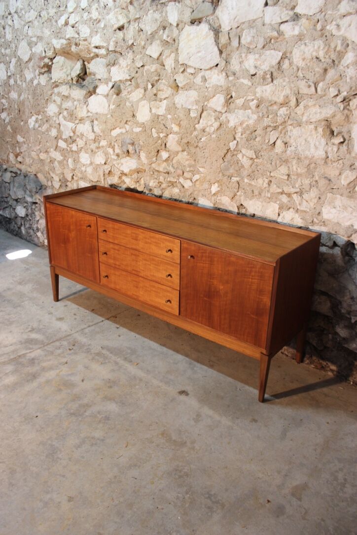Vintage Scandinavian style teak sideboard by Younger, 60s