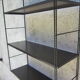 Shelf wall metal string