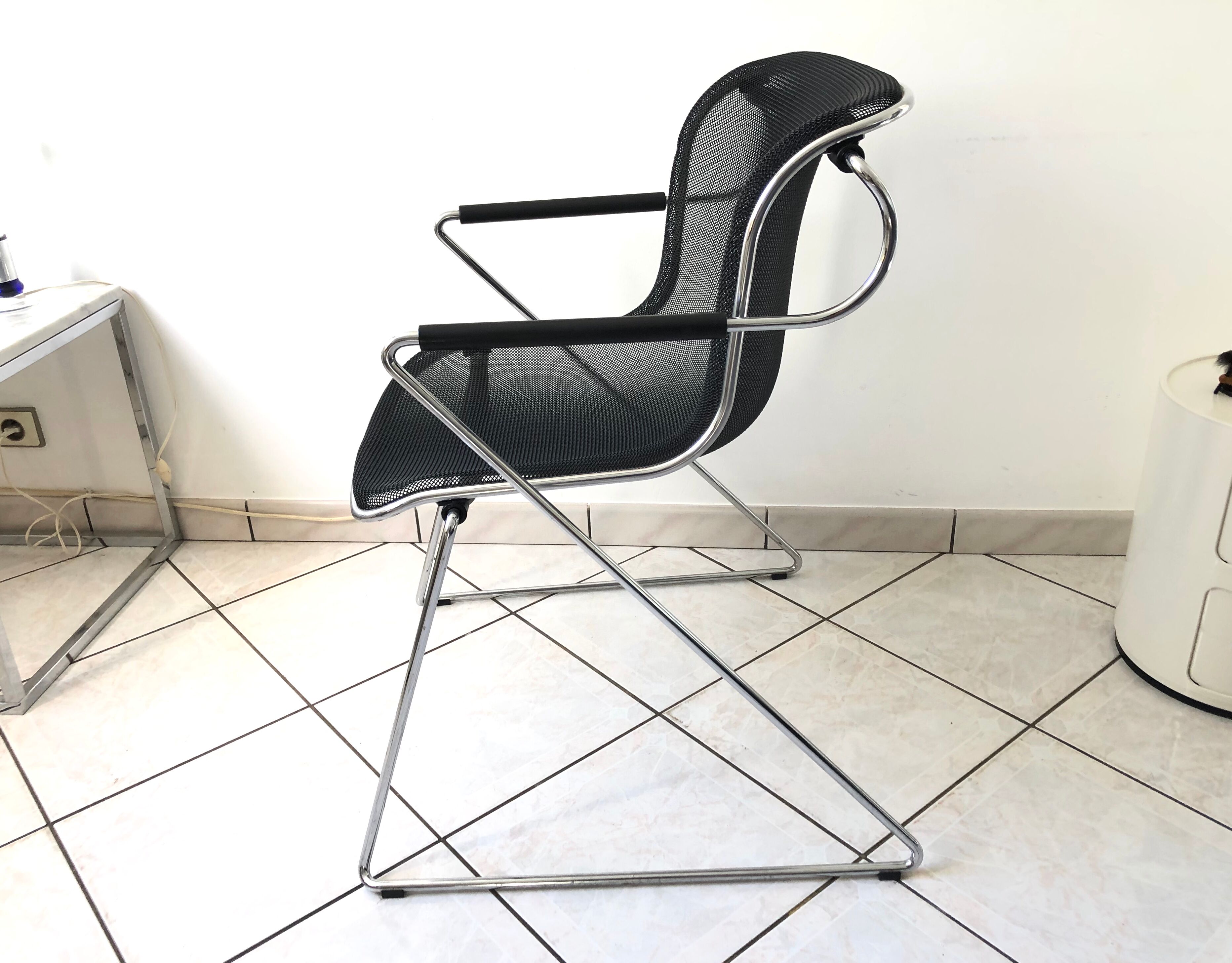 Chair Charles Pollock Penelope edition Anonima Castelli 1982