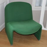 Green Alky lounge chair by  Giancarlo Piretti