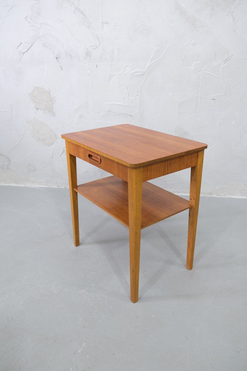 Teak Nightstand Table from Björkås Möbelfabrik. , 1960s