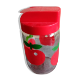 Pot sprinkle Henkel, glass, apple decoration