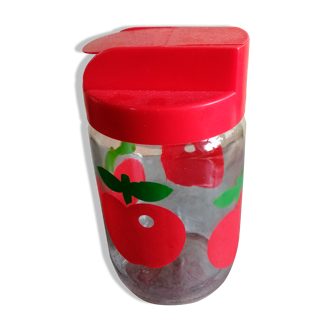 Pot sprinkle Henkel, glass, apple decoration