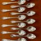 Art nouveau decor of iris 25 pieces