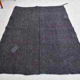 Patchy handmade hemp rug, 164x204cm