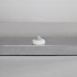 1930s Bauhaus tubular wall light, chrome & glass, Czechoslovakia