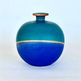 Signed ceramic vase