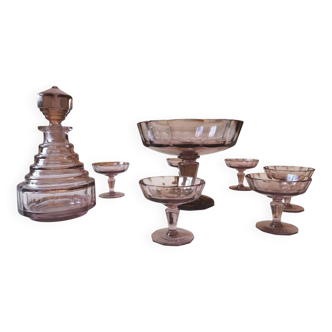 Salad bowl set, dessert bowls, carafe