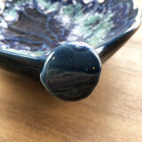 Vallauris blue ceramic sheet dish