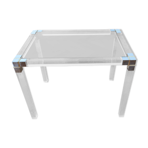 Table d'appoint moderne en plexiglas
