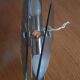 Pair of smoked glass and chrome wall lights