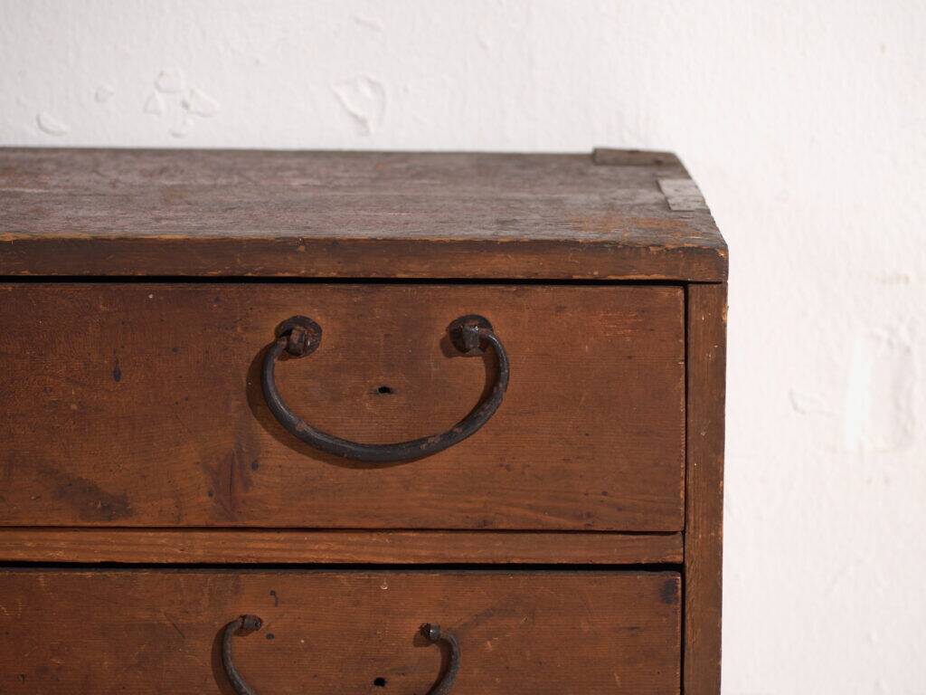 Antique Japanese tansu chest – Japan, circa 1910