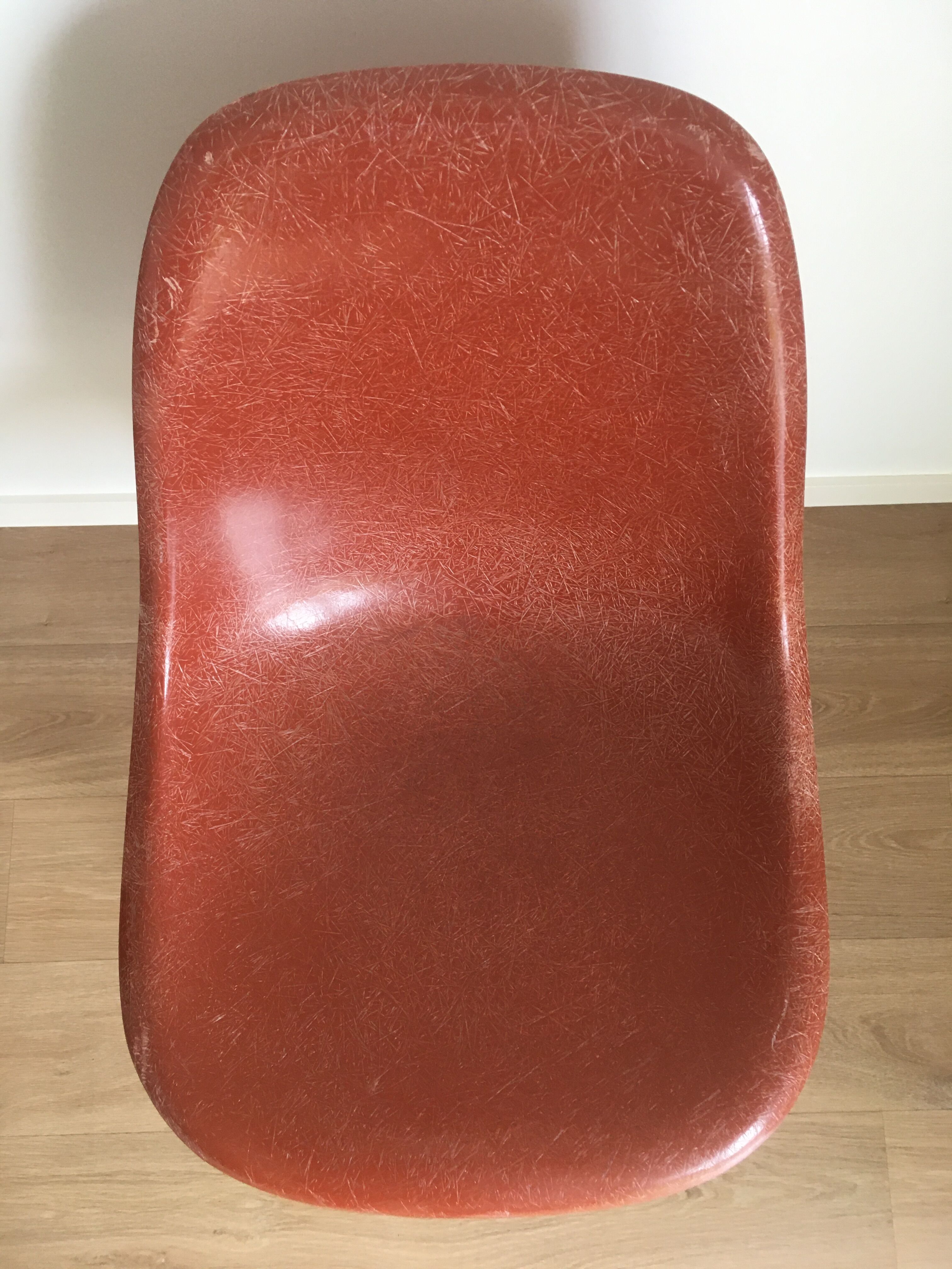 Herman Miller "DSX" chair in fiberglass, Charles & Ray Eames