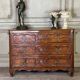 Commode Louis XV en chêne sculpté, XVIIIème siècle