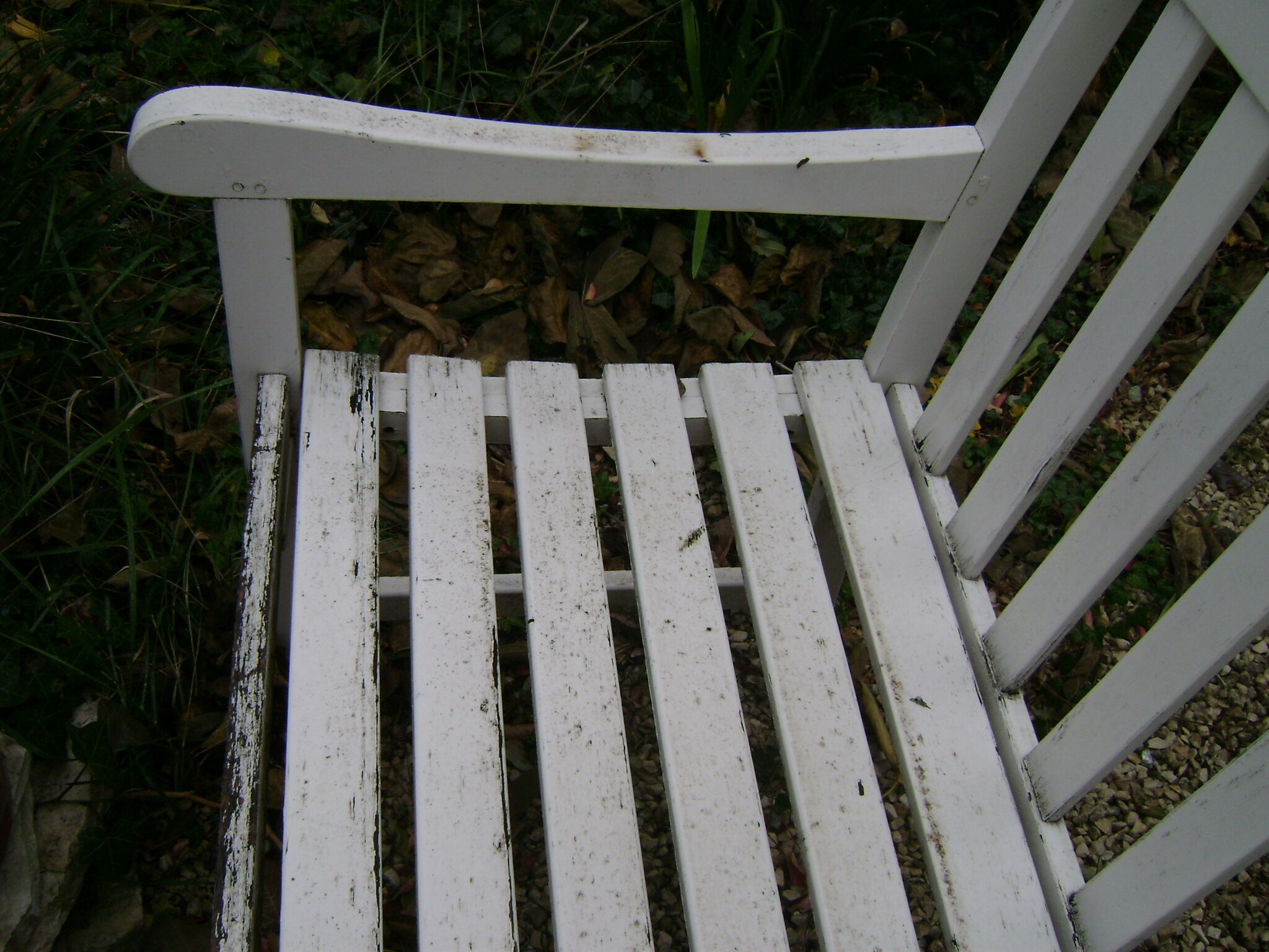 Wooden bench