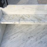 Dressing table with marble top