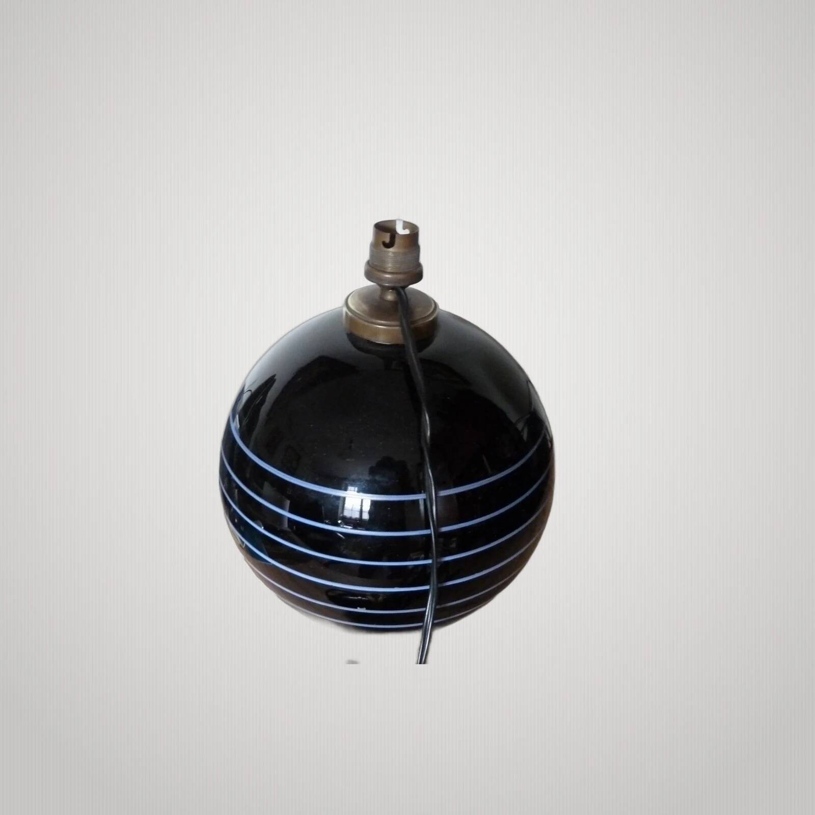 Jacques adnet - vintage art deco ball lamp - ø 20 cm