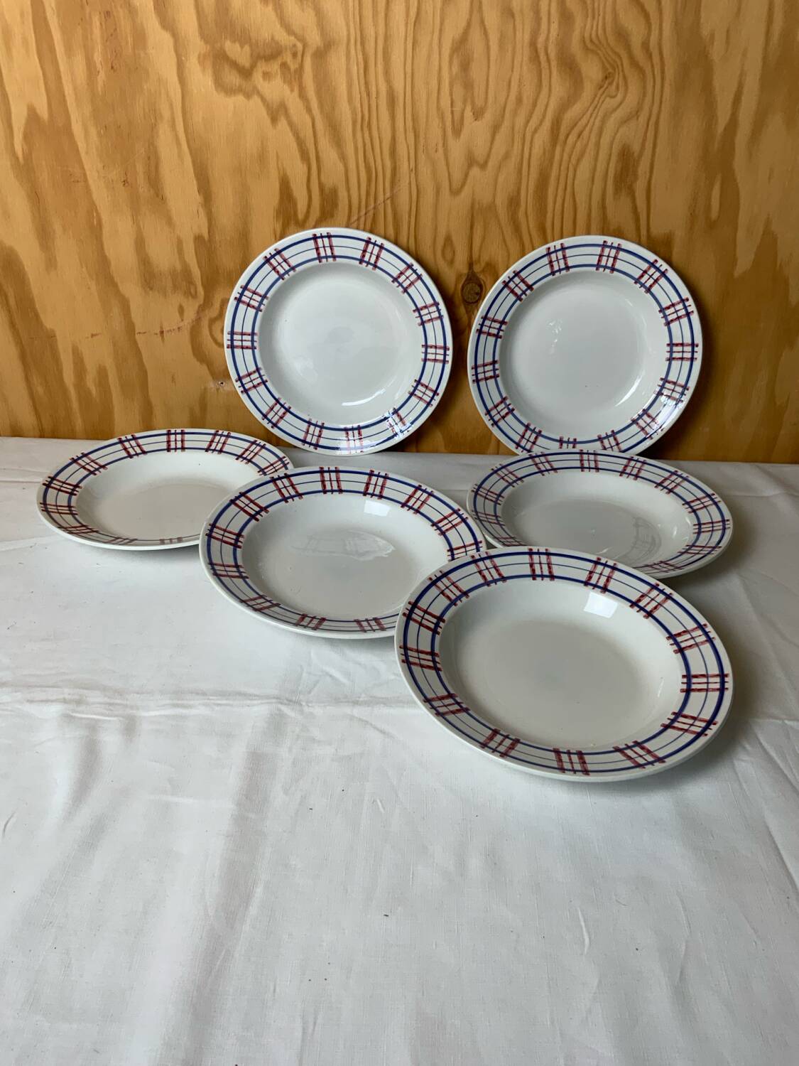 Old soup plates