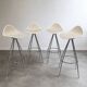 Set of 4 Onda bar stools – Stua – design by Jesús Gasca – Spain –