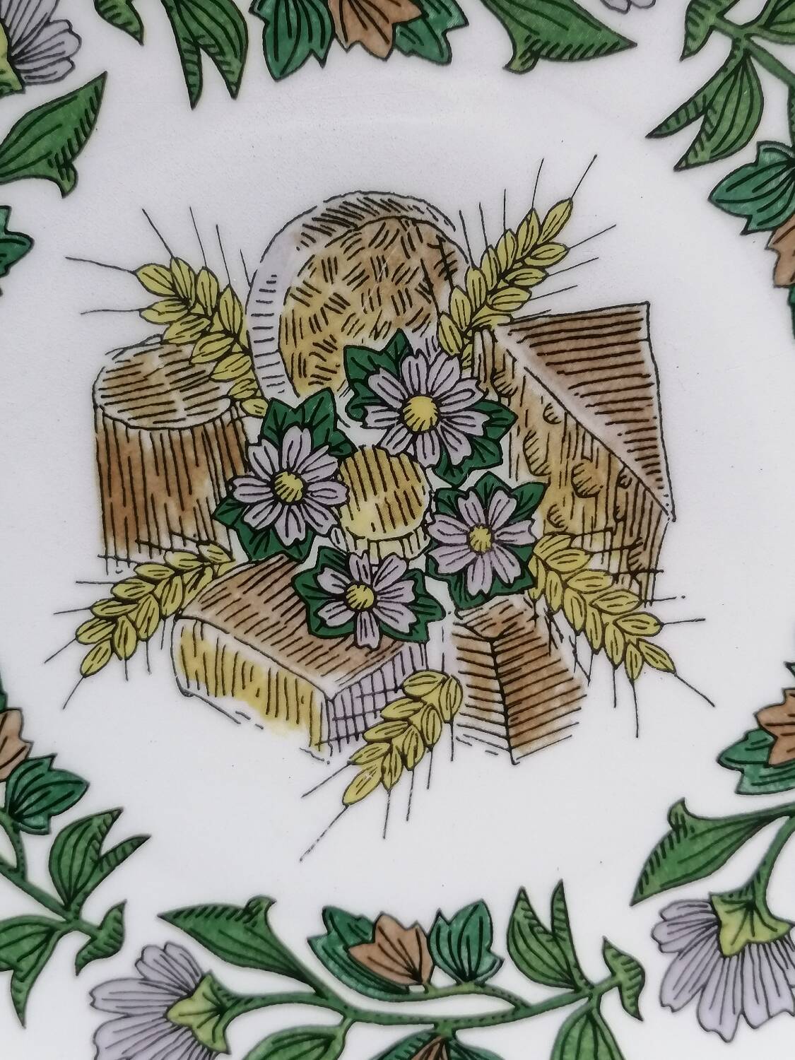 6 Gien cheese plates