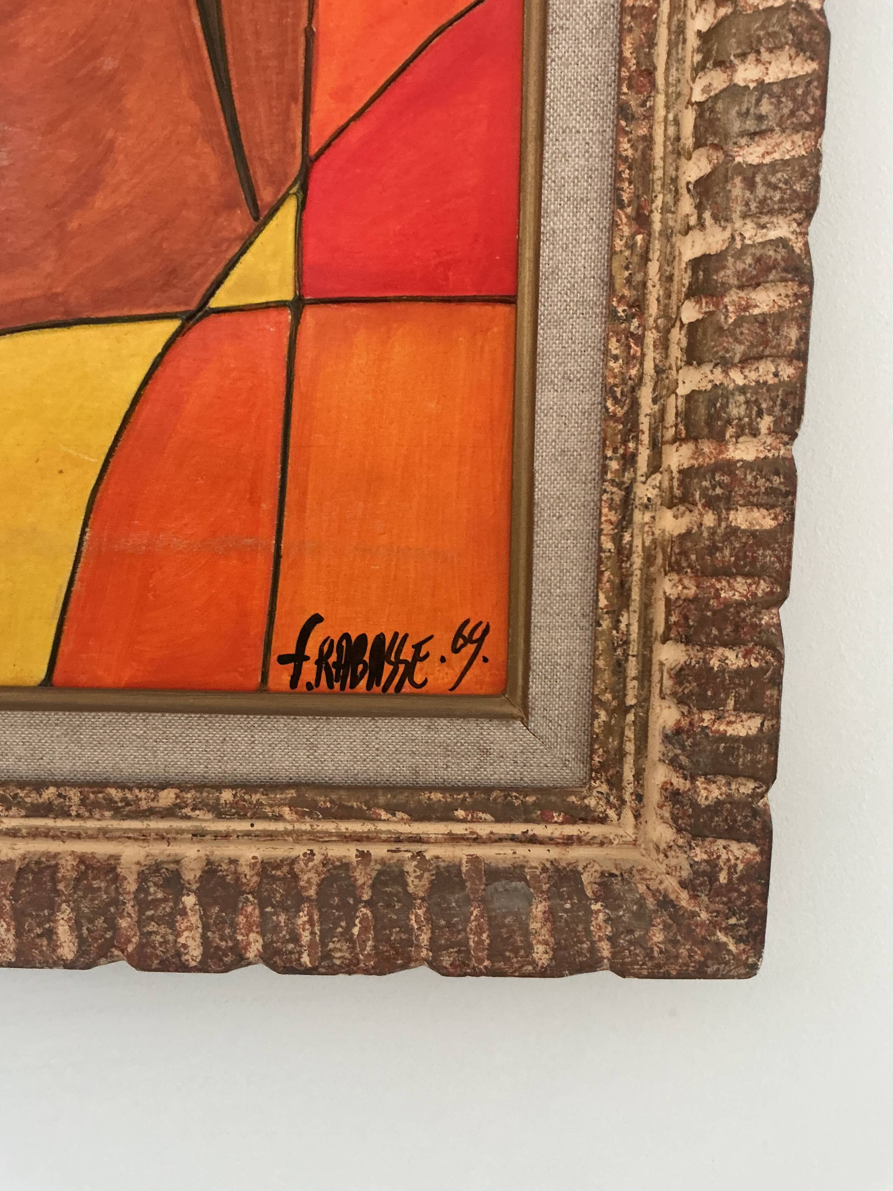 Painting - oil on canvas - François Rabasse 1969