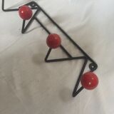 Coat rack red ball