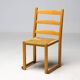 Stackable chairs Poul Volther Gemla Sweden in modern Scandinavian ash from the mid-20th century.