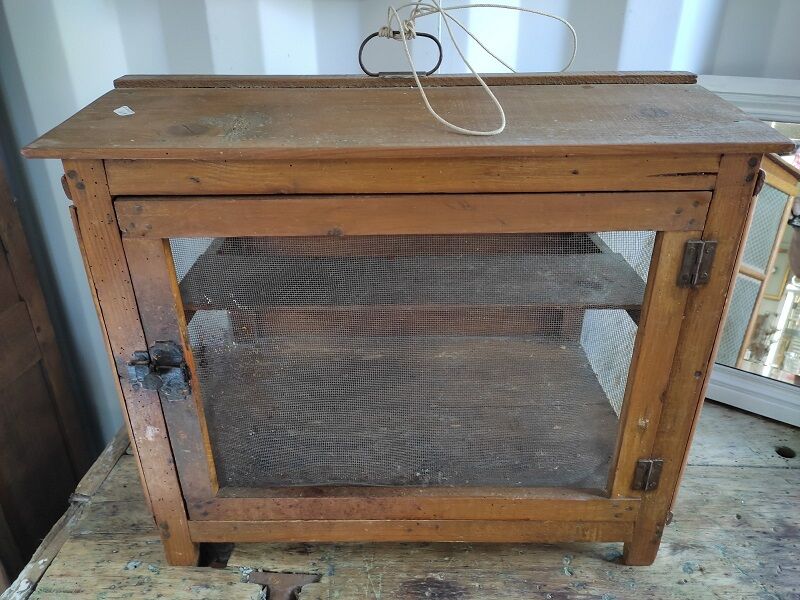 Vintage antique wooden pantry 54 cm