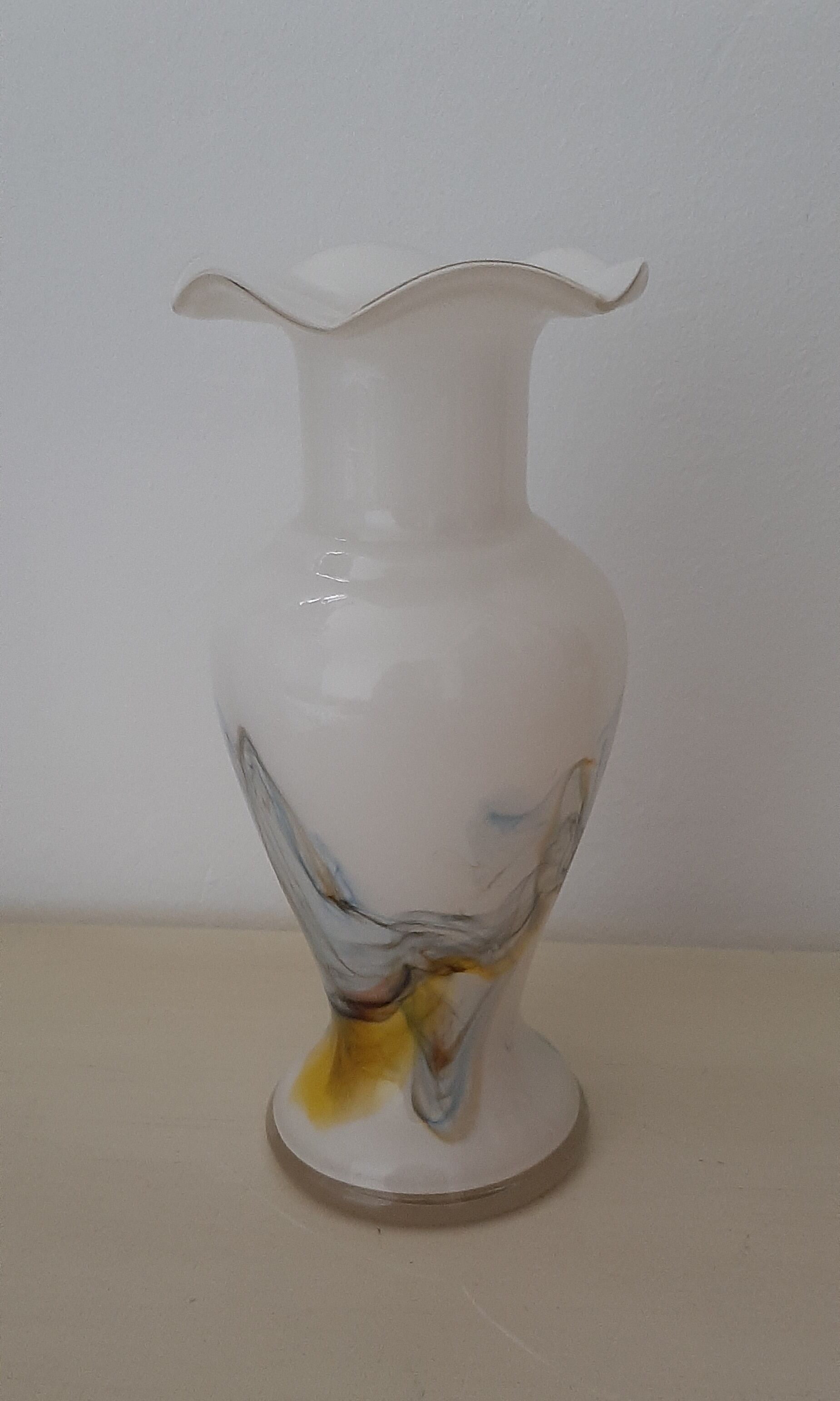 Blown glass vase