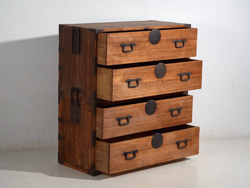 Ancient Japanese Tansu – Meiji/Taishō Period (c.1868-1926) #25
