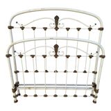 Antique wrought iron bed from the 1900s