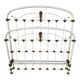 Antique wrought iron bed from the 1900s
