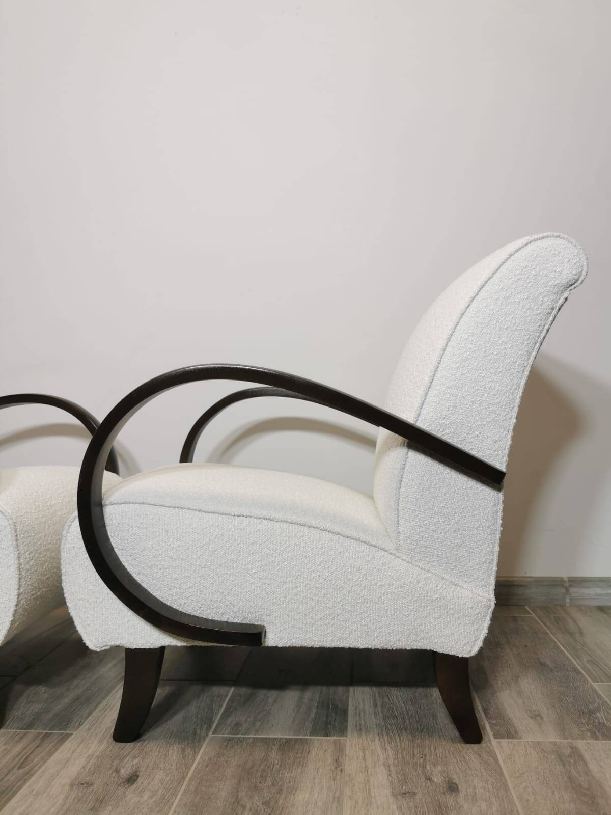 Armchairs by Jindrich Halabala, 1940s, Set of 2