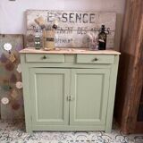 Old sage green sideboard