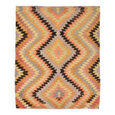 Tapis Kilim géométrique 180 x 218 cm, 6 x 7