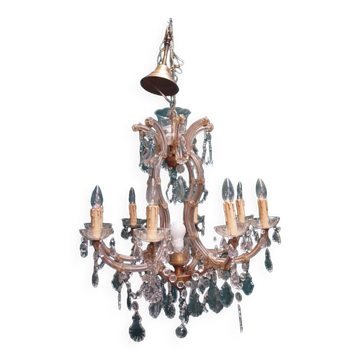 Maria Theresia chandelier - crystal, bronze.