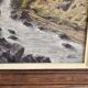 Oil on Canvas Painting Landscape Gorges of Queyras Hautes Alpes signed V Pida