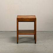 Dutch Modernist Art Deco Amsterdam School side table or bedside table Oak