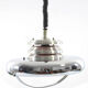 Vintage chrome pendant from the 1960s.