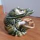 Zoomorphic ceramic shrimp or crayfish ashtray