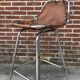 Tabouret de bar vintage Dal Vera sélectionné par Charlotte Perriand design 'Les Arcs'