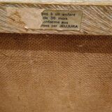 Vintage metal tripod schoolboy table