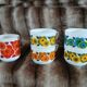 5 vintage cups in Arcopal/Lotus