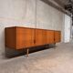 Vintage 1960s Scandinavian blonde teak sideboard
